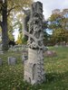 Gravestone in old German Cemetery, The appearance of a log ___.jpg